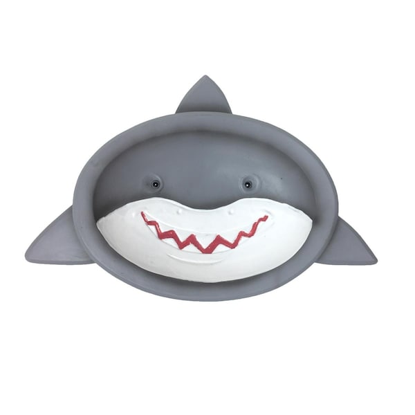 Designed To Furnish Fish N Sharks Great Soap Dish & Trinket Holder, White DE2527422 - main